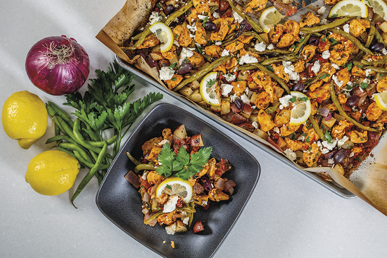 Greek Chicken Sheet-Pan Dinner