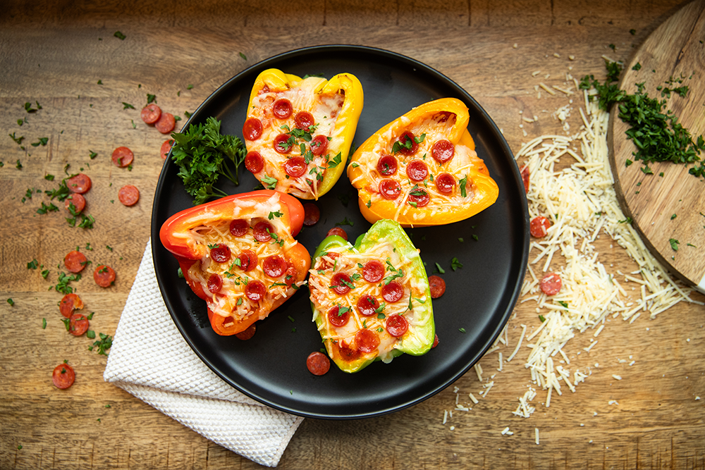 Pepper Pizza Boats