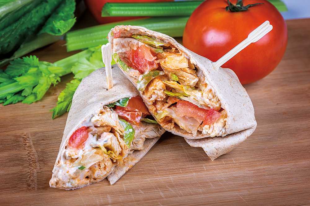 Buffalo Chicken Wraps