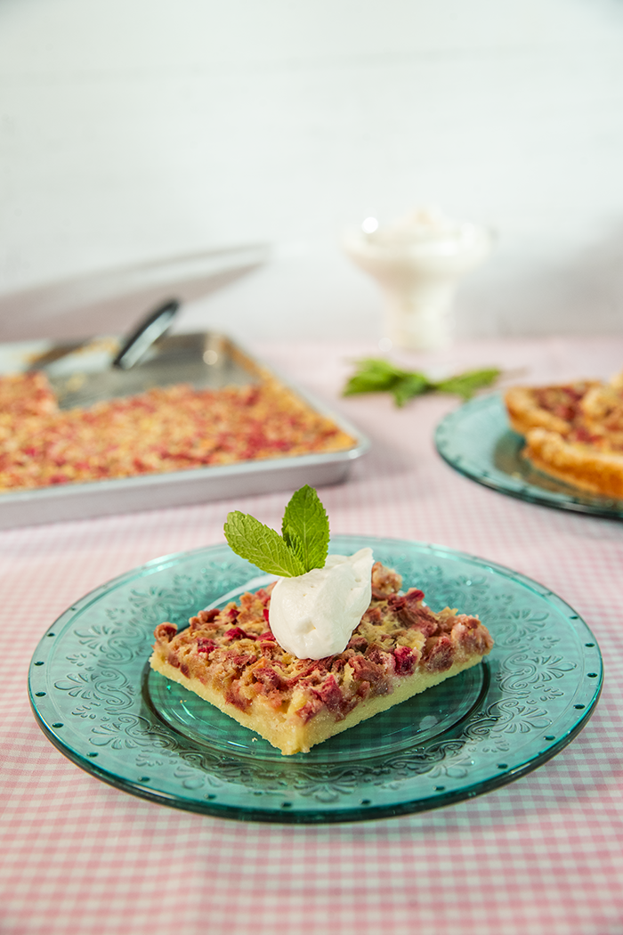 Rhubarb Dream Bars