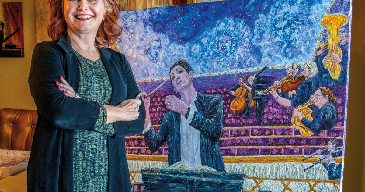 Linda Donlin’s passion for music is evident in her latest work, “The Heart’s Passion Awakens the Soul,” featuring the Bismarck-Mandan Symphony Orchestra’s music director, Beverly Everett, and 15 members of the orchestra.