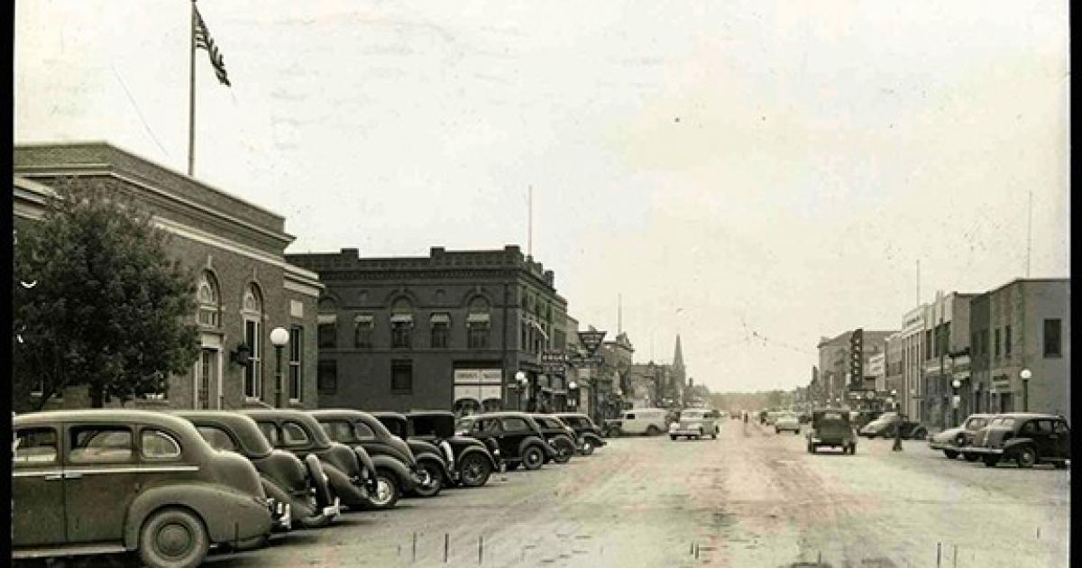 Historic photos of Wahpeton show a growing community, complete with a trolley. Courtesy photo