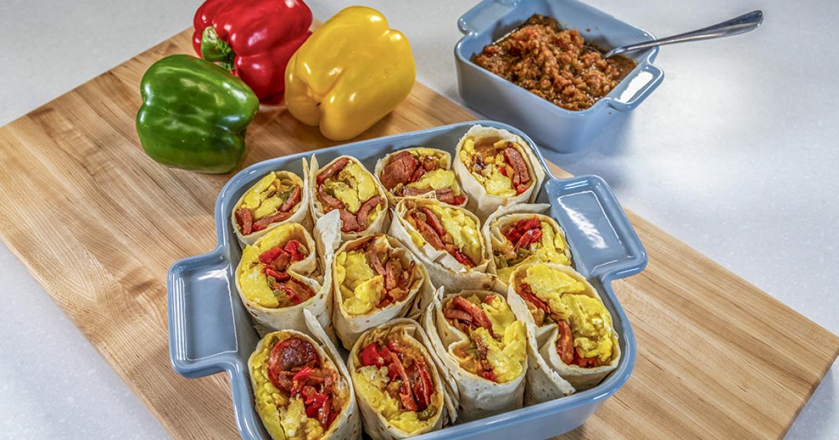 Breakfast burritos