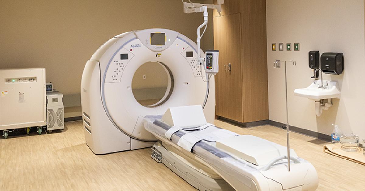 Upgraded technology, including this CT scanner, will help improve patient care at the new Heart of America Medical Center in Rugby. 