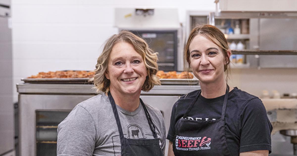 Head Cook Barbie Martin and Assistant Cook Miranda