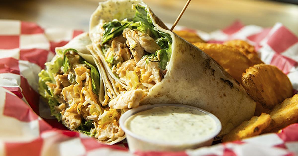 The Chickle Wrap with Dill Pickle Aioli