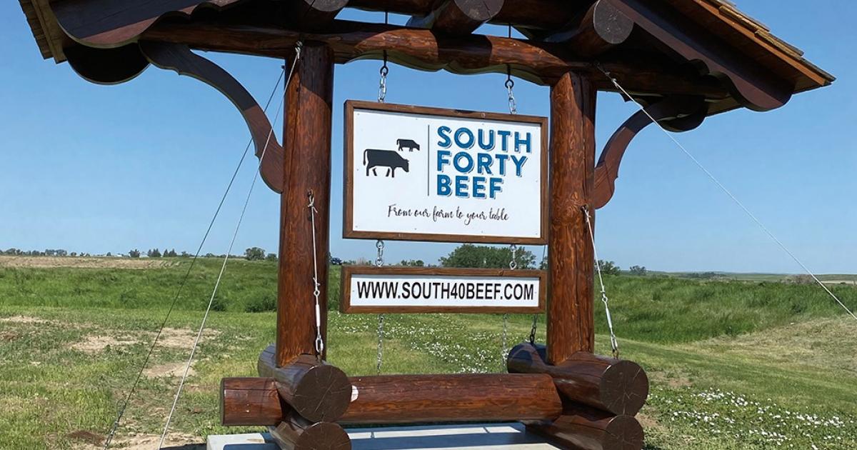 South 40 Beef is located just outside of Mott, bringing 20 new jobs to the area. Photo by Luann Dart