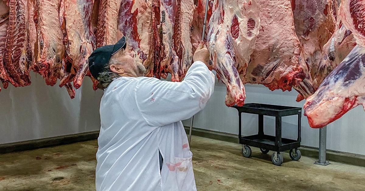 South 40 Beef is a federally inspected facility, with an inspector onsite all day, every day. Photos by Luann Dart