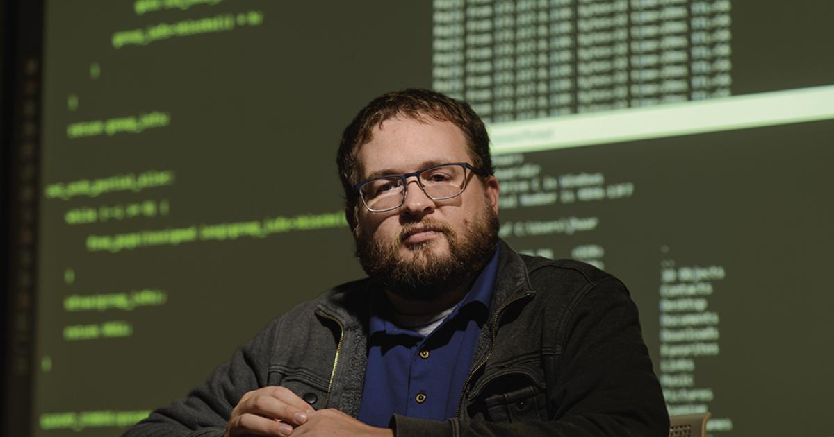 As a cybersecurity specialist at Minnkota Power Cooperative, Justin Haar helps guard the electric power grid from hackers.