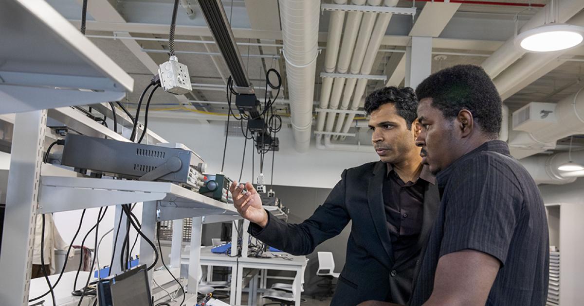 Kushal Ponugoti, left, and JohnPaul Asuai