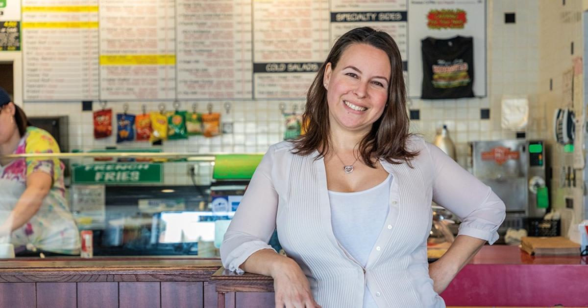 “The Hoagie Girl” and owner of Magic City Hoagies in Minot, Christine Staley