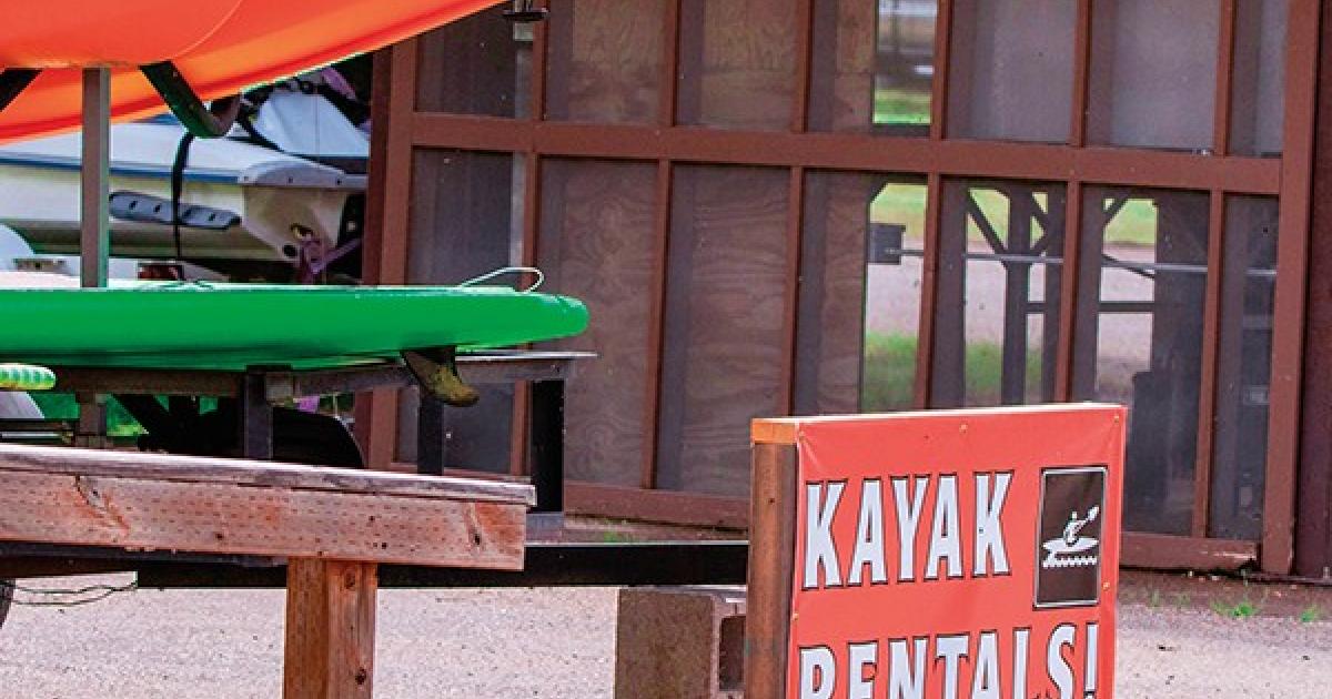 Kayaking is becoming increasingly popular with rentals available at Tobacco Gardens Resort and Marina.
