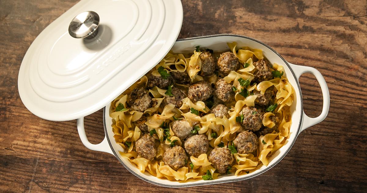 Swedish Meatball Bake