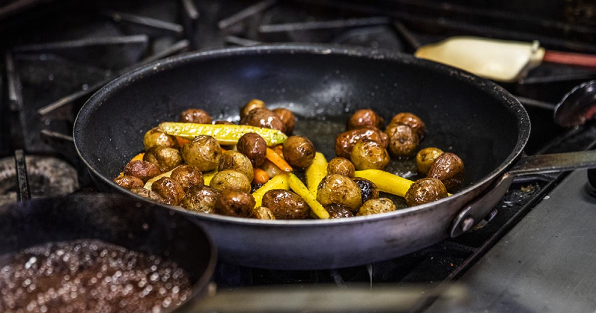 Roasted Baby Potatoes and Carrots
