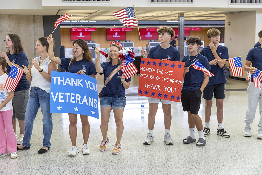 Veterans honor flight trip no. 8