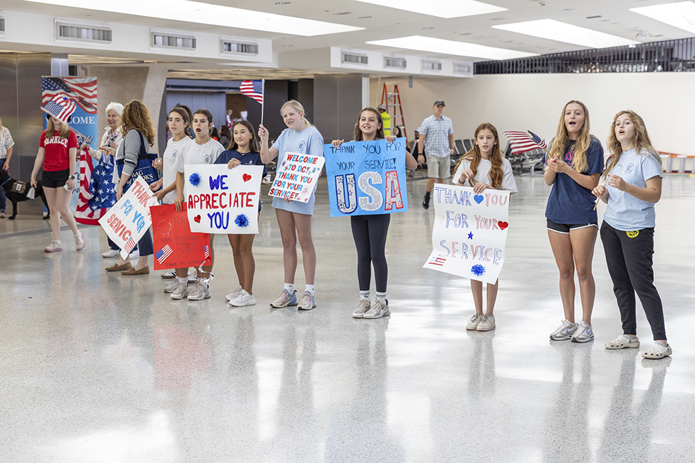 Veterans honor flight trip no. 8