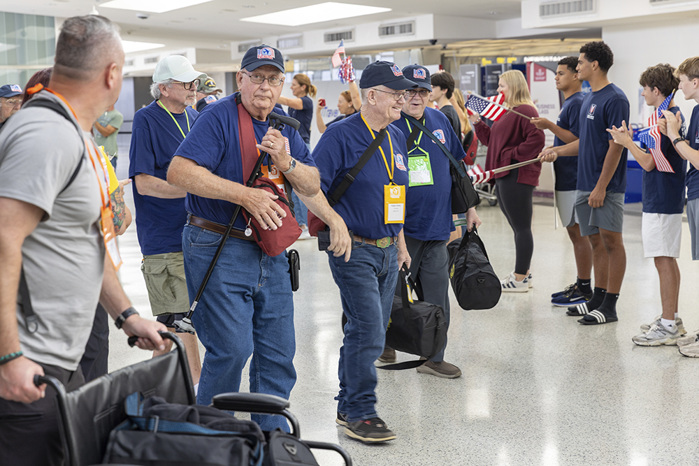 Veterans honor flight trip no. 8