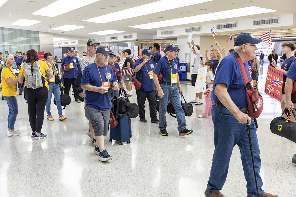 Veterans honor flight trip no. 8