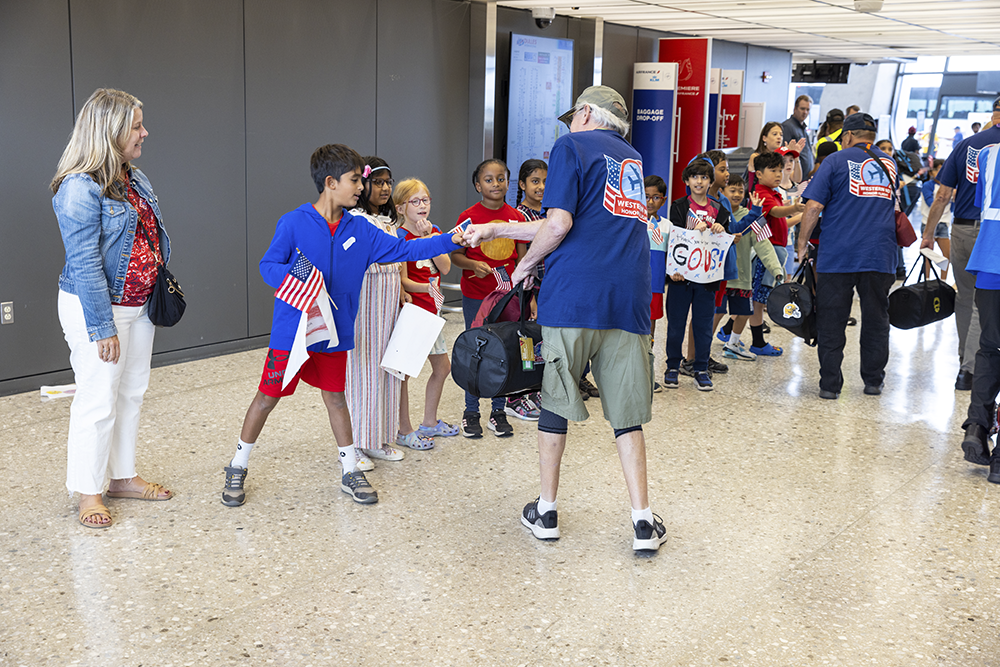 Veterans honor flight trip no. 8
