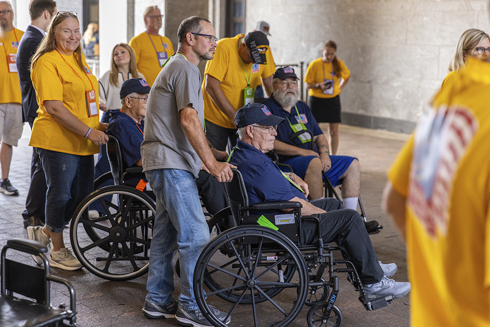Veterans honor flight trip no. 8
