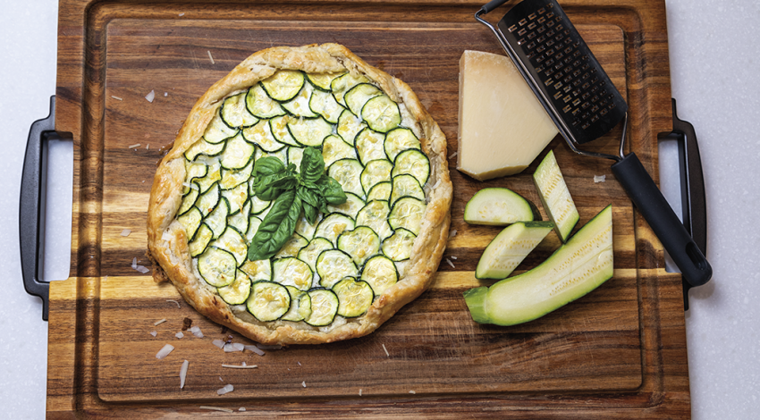 Zucchini Ricotta Galette