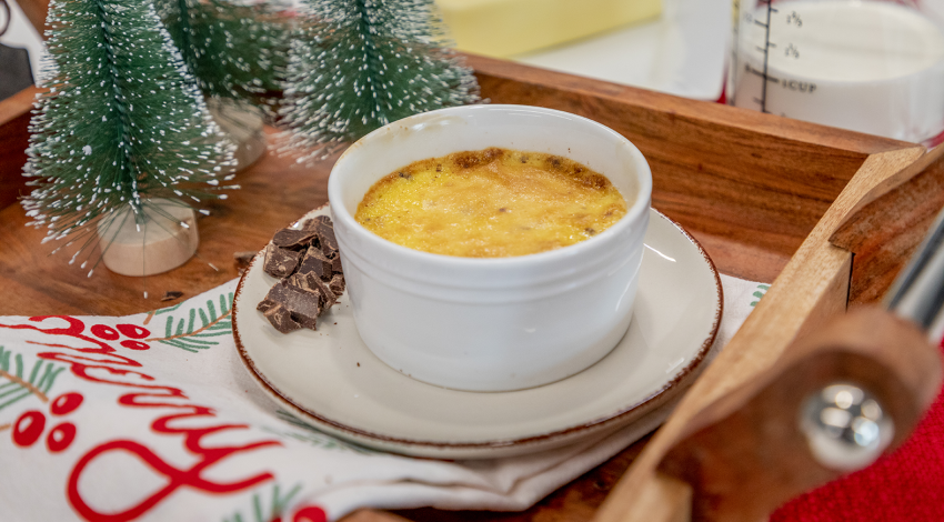 Crème Brulée With Chocolate