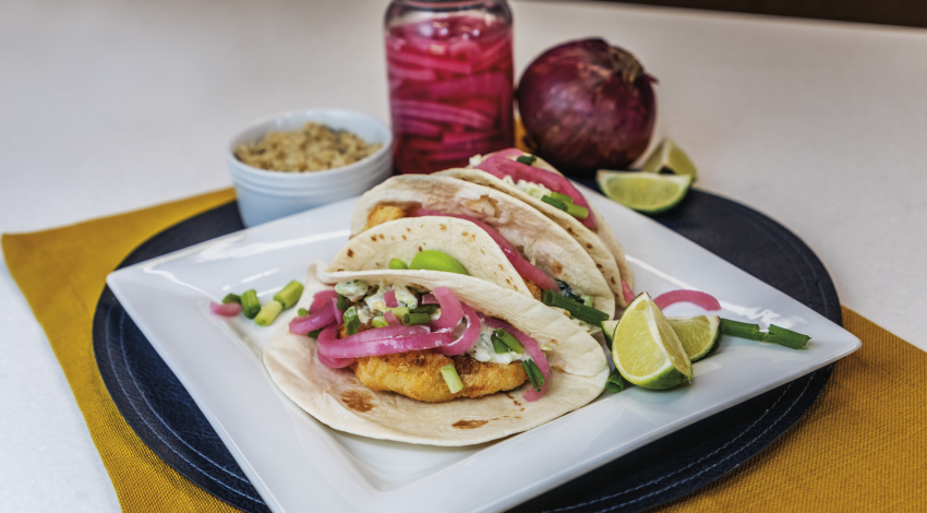 WALLEYE AIR-FRYER TACOS