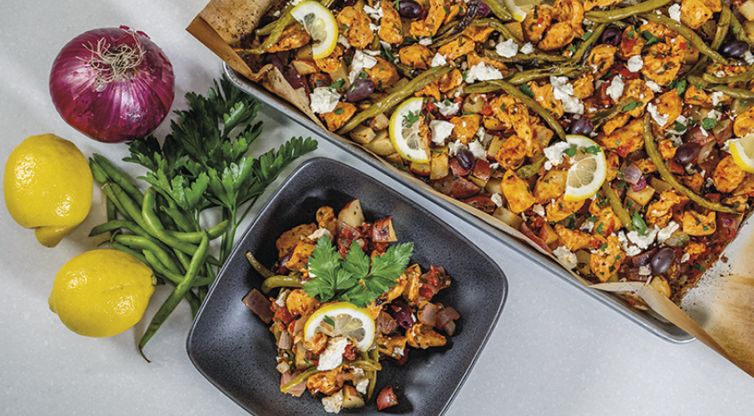 Greek Chicken Sheet-Pan Dinner