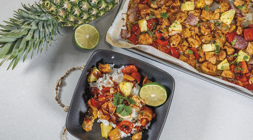 Hawaiian Sheet-Pan Meal