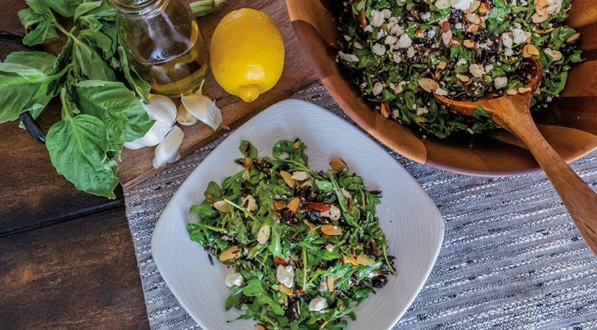 Wild Rice Arugula Salad