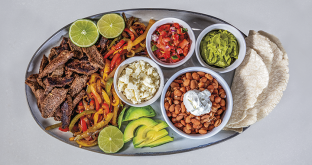Jaydobo Fajitas and Pinto Beans